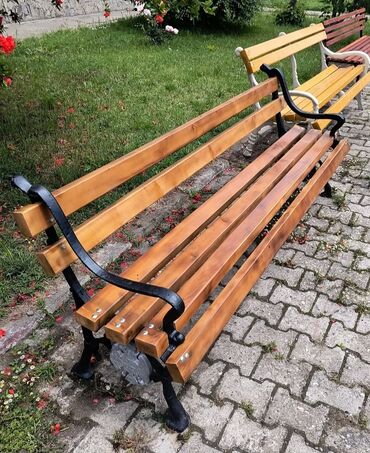 drveni sto za bastu: Bench, Wood, New