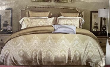 Posteljina: Bračna, Damast, bоја - Šareno — 5