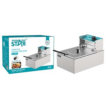 №: 495 Məhsulun adı: Fritöz Winning Star RS-ST-9201 6 l 2500 W gümüşü