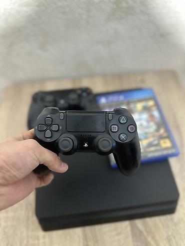 dualshock 4: PlayStation 4 Slim + 2 геймпада + 80 игр + диск гта 5. Не шумит, в — 5