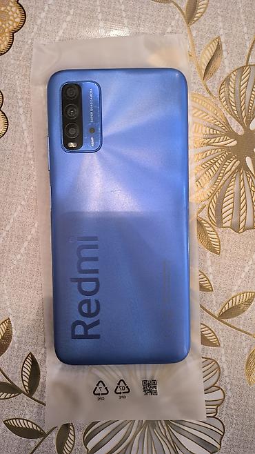 c33 telefon: Redmi 9T, 128 GB, rəng - Mavi, Barmaq izi — 1