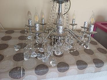 sekiller 2022: Çılçıraq, 8 lampa, Metal — 1