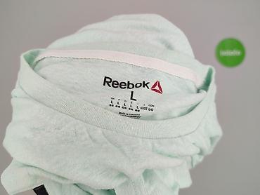 czarne dresy: Reebok, T-shirt damski, rozmiar L — 5