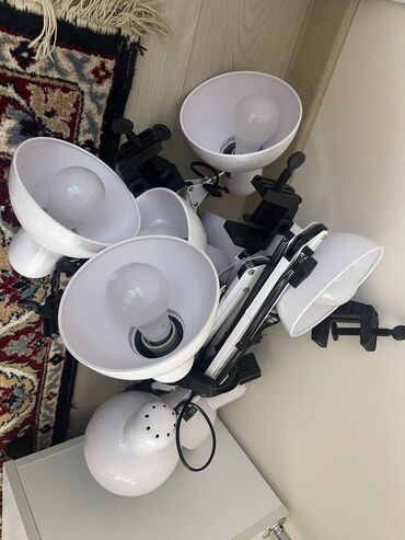 Оборудование для салонов красоты: Лампа с лампочками Продаю лампу для мастеров ногтивого сервиса