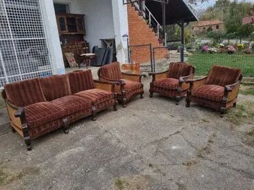 Stilske garniture: Stilska garnitura u odlicnom stanju, trosed i tri fotelje — 6