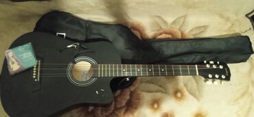 гитара 38: Гитара А-16 новая в камплекте медиаторы чехол кипедастор и струны на