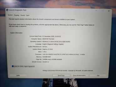 Dell: İşlənmiş Dell Inspiron, 15.6 ", Intel Core i5, 256 GB, Ünvandan götürmə — 2