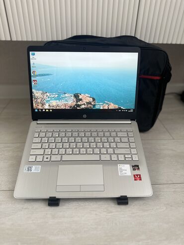 для компьютера: Ноутбук, HP, 8 ГБ ОЗУ, AMD Ryzen 3, 14 ", Б/у, Для несложных задач, память NVMe SSD