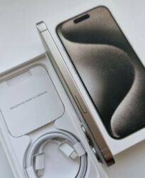 Apple iPhone: IPhone 15 Pro, 256 GB, Natural Titanium, Zəmanət, Sənədlərlə — 7