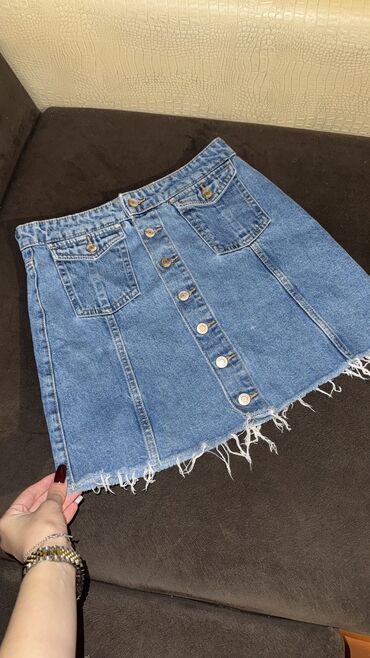 Ətəklər: Denim etek teze kimi