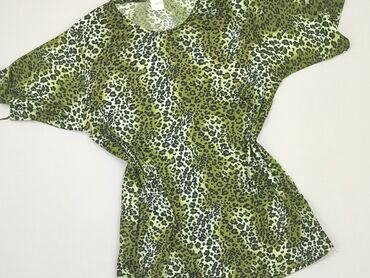 krotka bluzki z bufiastymi rękawami: Блуза жіноча, M, стан - Хороший
