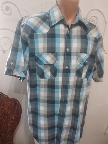 рубашка без рукавов мужская: Рубашка L (EU 40), XL (EU 42)