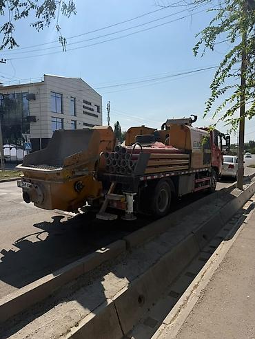 промышленные полы: Услуга: Автобетононасос (стационарный насос на шасси) для прокачки — 4