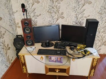 Настольные ПК и рабочие станции: Studiyo/ev üçün tam audio-kompüter seti Komponentlər: - Masaüstü