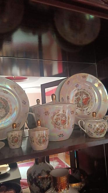 çay serviz: Çay dəsti, rəng - Ağ, Farfor, Madonna — 3