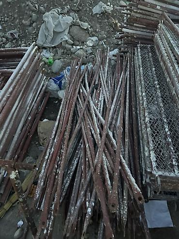 Курулуш жабдуулары: Строительные леса металлические (комплект) Описание: - Секции рамных — 3