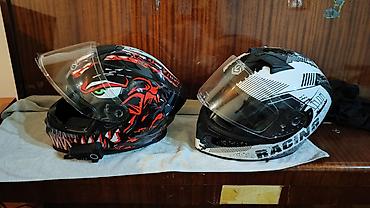 moto cross: 130 manat 2 ci ağ kask 110 manat Motodəbilqə İnterkom ilə birlikdə — 2