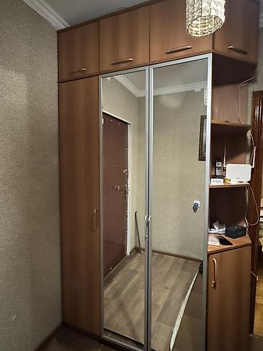 антресоль: Dəhliz üçün künc tipli dolab-komplekt - Material: laminat/LDSP, qoz — 3