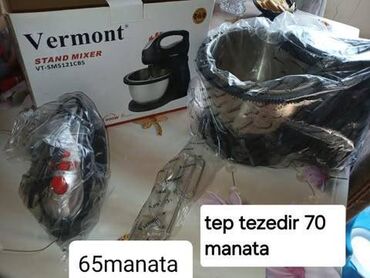 mikseli: Stasionar mikser, Vermont, Yeni, Ödənişli çatdırılma, Ünvandan götürmə, Rayonlara çatdırılma