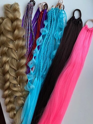 Комнатные растения: Хвосты на заколках, резинках из качественного термоволокна ( можно — 7