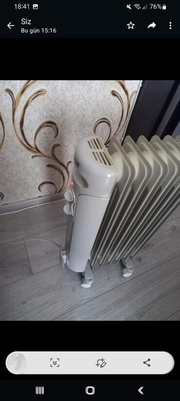 Elektrikli qızdırıcılar və radiatorlar: Sumqayit catdrlama yoxdu