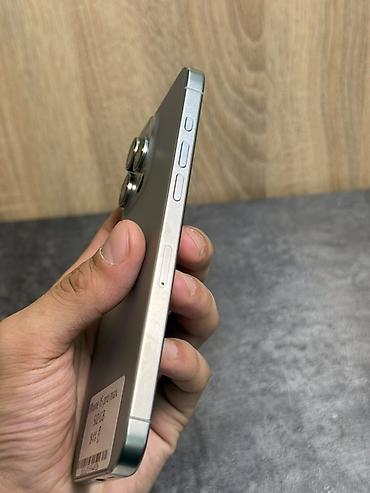 15 pro maks: IPhone 15 Pro Max, Б/у, 512 ГБ, Natural Titanium, Коробка, В рассрочку, 84 % — 7