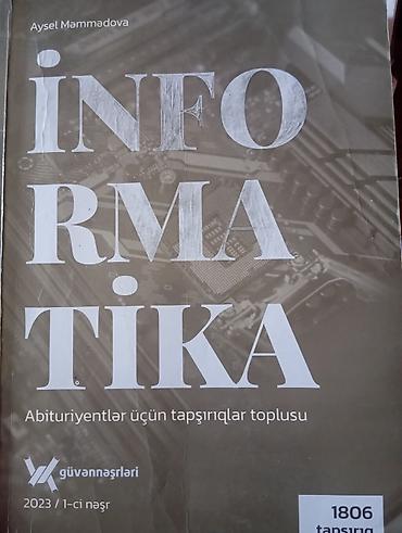 informatika codera pdf: Məhsul: “İnformatika – Abituriyentlər üçün tapşırıqlar toplusu” — 1