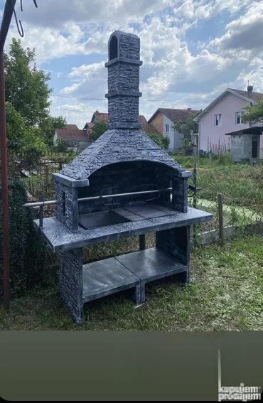 Sve za roštilj: Pećenjara Roštilj Imitacija Kamena Komplet sa Mehanizmom BLUE STONE — 7