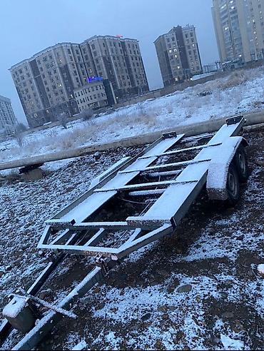 Транспорт: Двухосный эвакуаторный прицеп-лафет для перевозки автомобилей - — 8