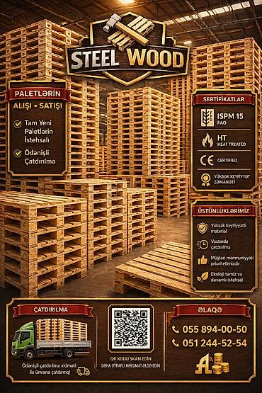 60x60 led panel: Pallet, 800 х 1200 sm, Ödənişli çatdırılma — 1