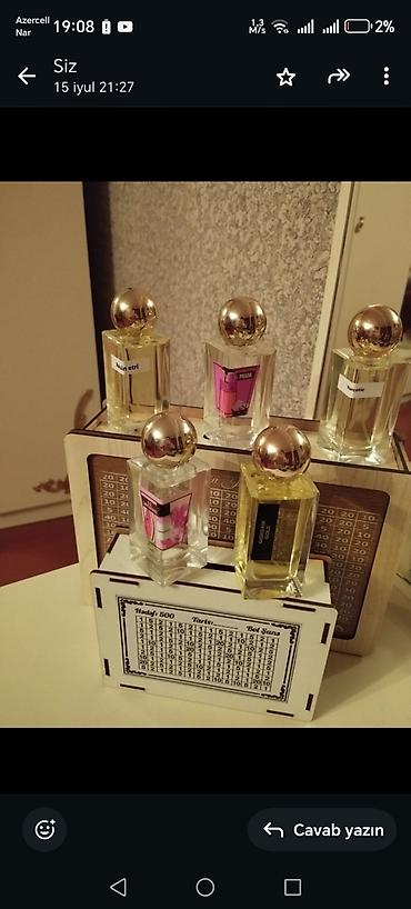 don leon parfum: 50ml sadə qablasmada 30ml yağ 20ml suyu Fransa parfum ları bütün — 4