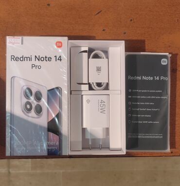 Redmi: Redmi, Redmi Note 14 Pro, Новый, 512 ГБ, цвет - Черный, 1 SIM, 2 SIM