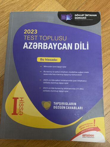 Tofas: Azərbaycan dili Testlər 9-cu sinif, DİM, 1-ci hissə, 2023 il