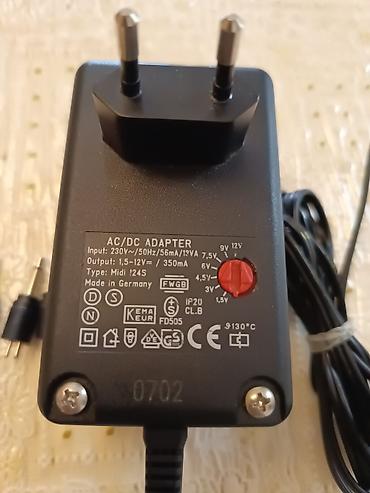 molfix qiymeti: Adapter Almanya istesalıdı 1.5v+12v 7 başlıqla qiyməti 15m — 3