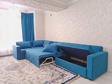 Угловые диваны: Угловой диван, C подушками, Трехместный — 10