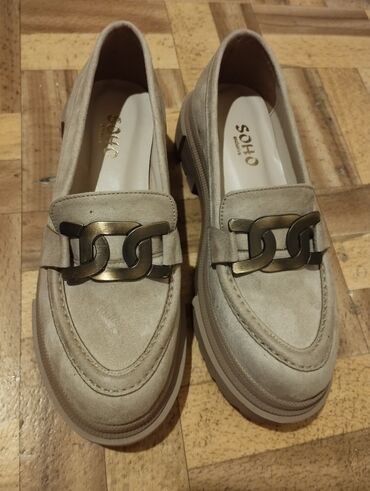 обувь баку: Туфли, 37, цвет - Бежевый, Soludos