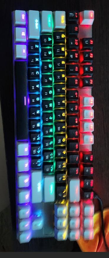 hyper x cloud: Клавиатура, Механическая, Проводное подключение, Размер: 80% — 1