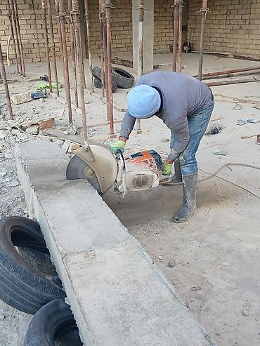 Beton işləri: Beton kəsimi xidməti - Dəqiq və düz kəsiklər üçün benzinli yüksək — 3