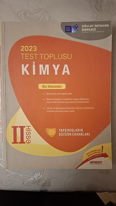 informatika kitabi: 5 (4) manat -Kimya DİM test toplusu 2023 2-ci hissə . Çatdırılma — 1