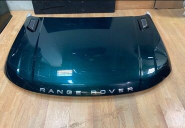 range rover sport: Капот Land Rover 2016 г., Б/у, цвет - Зеленый, Оригинал