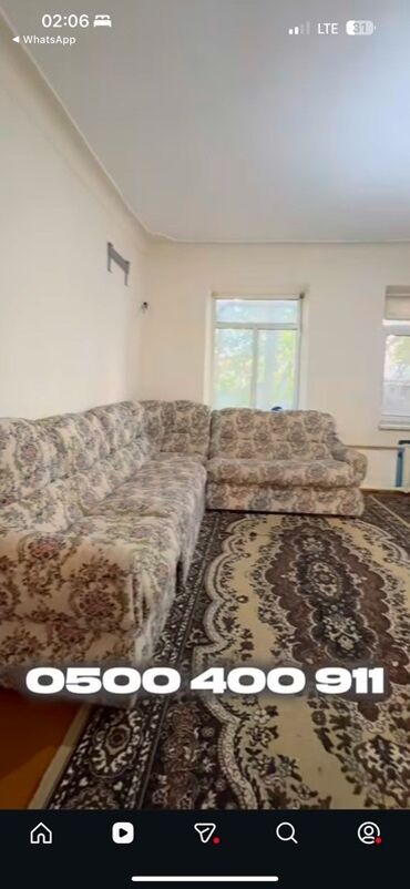 Долгосрочная аренда домов: 58 м², 2 комнаты — 3