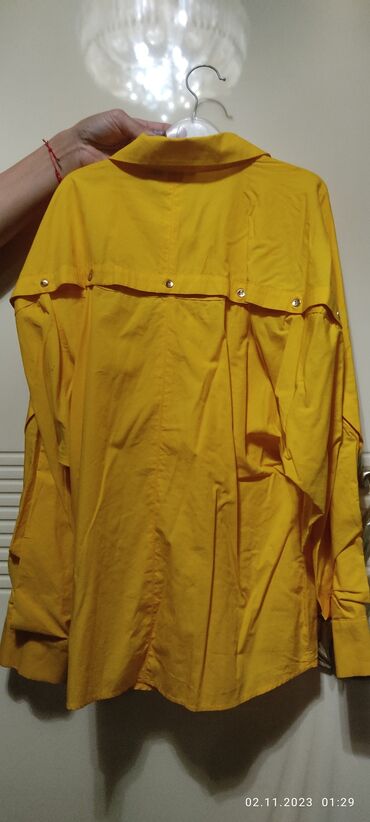 uzun koynek fason: XL (EU 42), rəng - Sarı