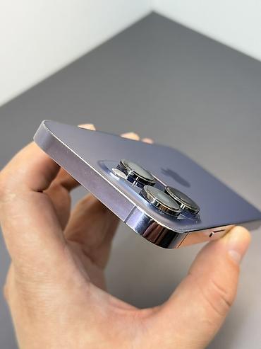 Apple iPhone: IPhone 14 Pro, Б/у, 256 ГБ, Deep Purple, Защитное стекло, Чехол, 78 % — 4