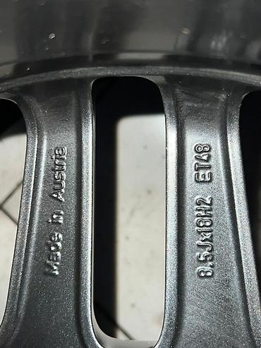 Диски: Литые Диски R 18 Mercedes-Benz, Комплект, отверстий - 5, Б/у — 5