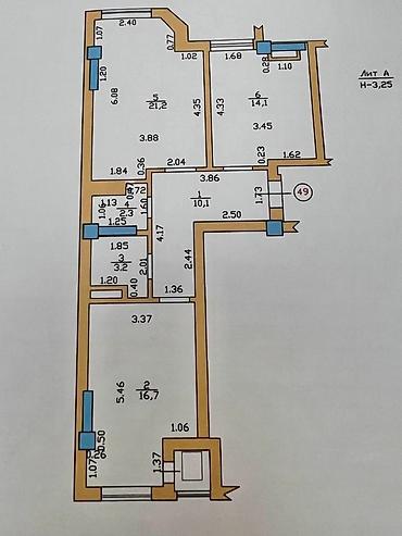 Продажа квартир: 2 комнаты, 68 м², Элитка, 8 этаж, Евроремонт — 13