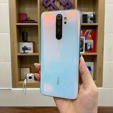 планшет новые: Redmi, Redmi Note 8 Pro, Колдонулган, 128 ГБ, түсү - Ак, 2 SIM
