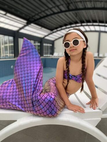 Kupaći kostimi: Odmah dostupni trodelni sirena kupaći Cena mat 2550 din, svetlucavi — 22