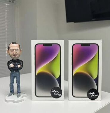 i̇phone 14 plus: IPhone 14 Plus, 128 GB, Zəmanət, Kredit, Barmaq izi