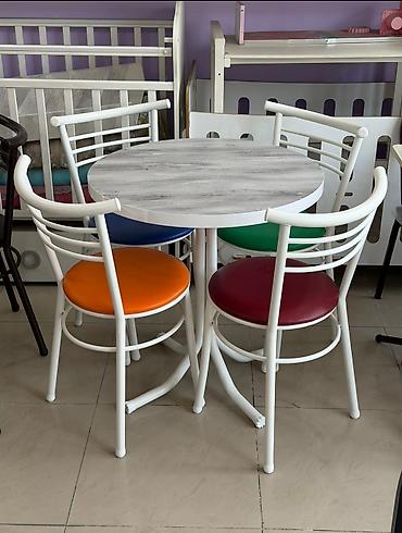 Kafe/restoran/ev üçün 4 nəfərlik masa–stul dəsti - Dəst: 1 ədəd lalafo.az -da — 5 Kafe/restoran/ev üçün 4 nəfərlik masa–stul dəsti - Dəst: 1 ədəd — 5