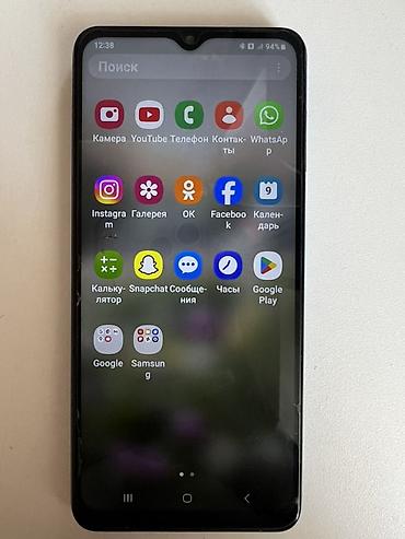 самсунг аз: Samsung Galaxy A12, Б/у, 64 ГБ, цвет - Синий, 2 SIM — 3